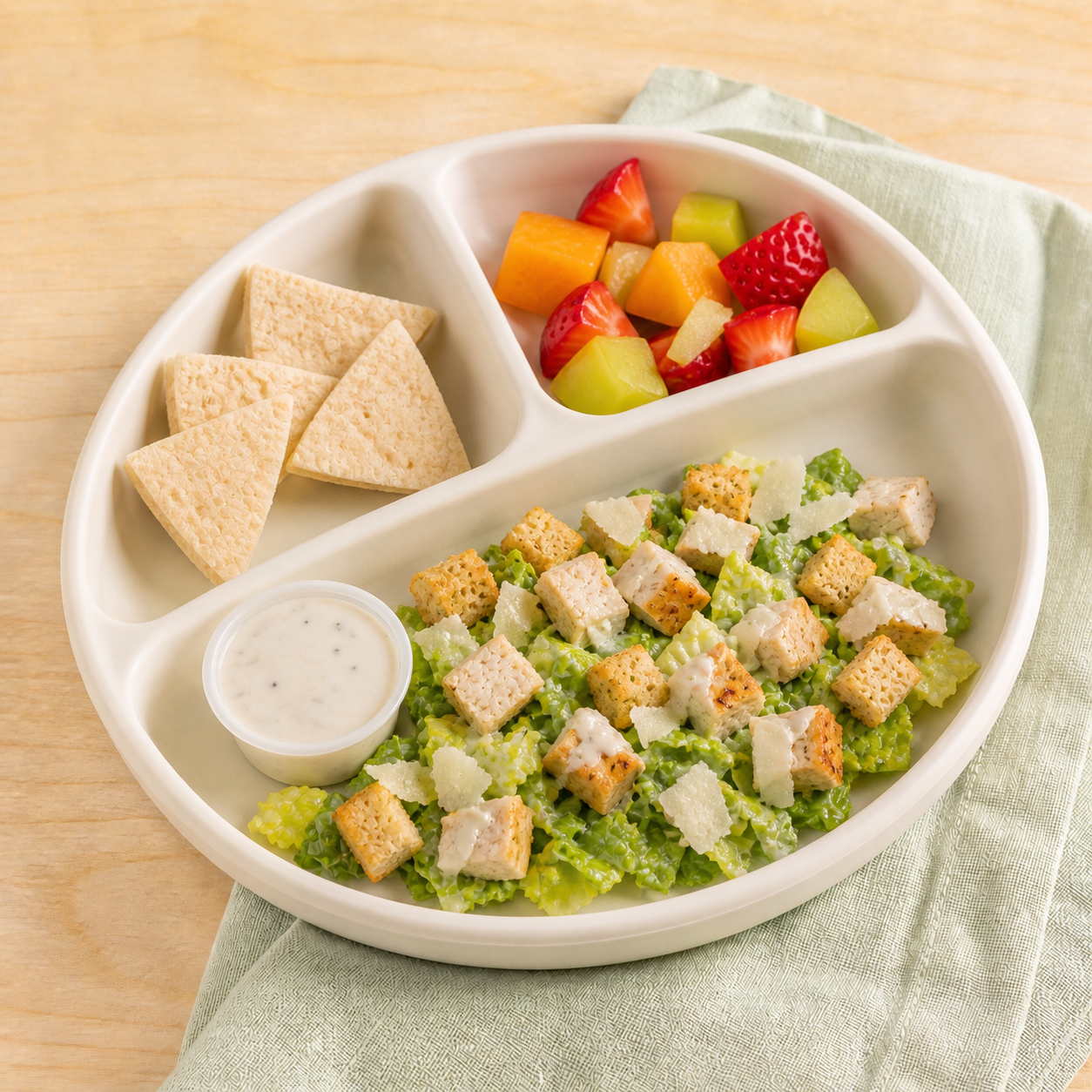 Toddler-sized Chicken Caesar